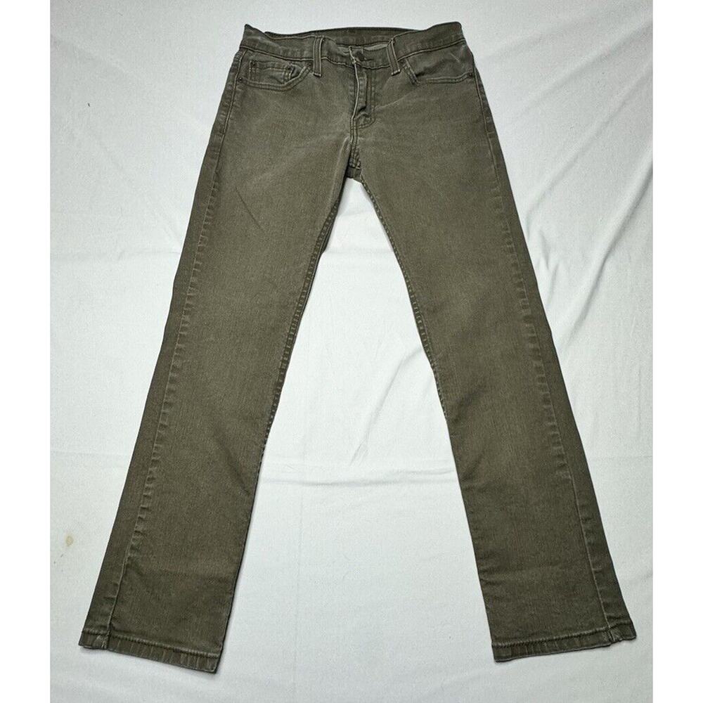 Levis 511 Men's Slim Fit Straight Leg Gray Green Denim Jeans - Size 29x28*